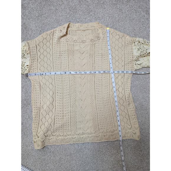 Crochet Floral Sweater - Picture 4 of 4